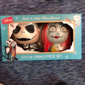 Jack and Sally Mini Glasses